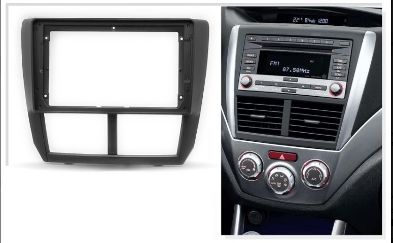 Переходная рамка для установки автомагнитолы Carav 22-095 Subaru Forester 3 2008-2013 / Impreza 2007-2012 9"