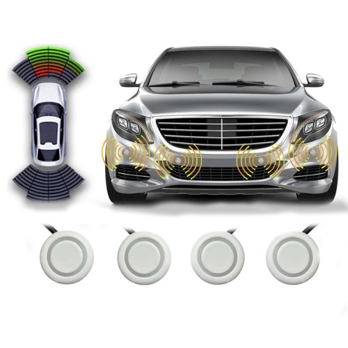 Передние автомобильные парктроники Teyes для CC3 2K / CC3 / CC2 Plus / SPRO Plus / TPRO 2 / X1 white 4шт