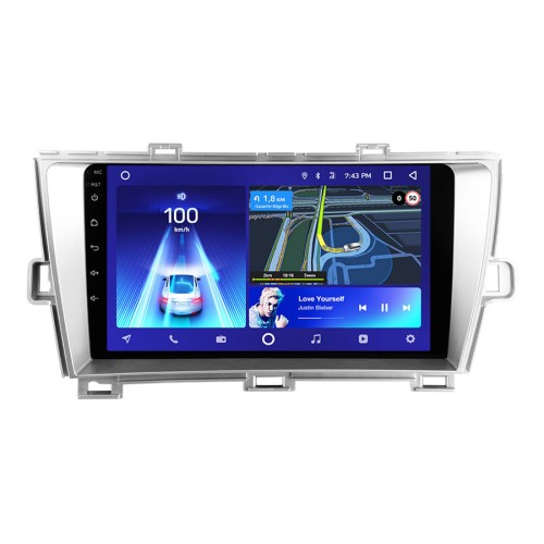 Штатная магнитола Teyes X1 Wi-Fi + 4G Toyota Prius 3 XW30 2009-2015 9" (Right hand driver) (2+32Gb)