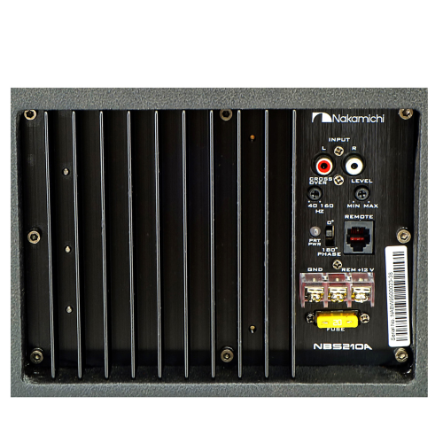 Активный автомобильный сабвуфер Nakamichi NBS210A