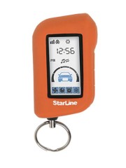 Чехол силиконовый для брелка StarLine A93 оранжевый