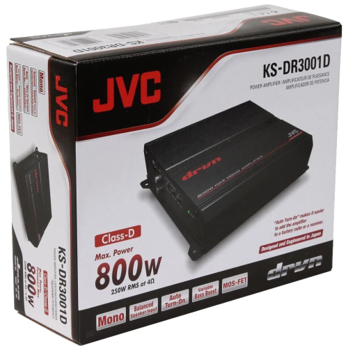 Моноусилитель JVC KS-DR3001D
