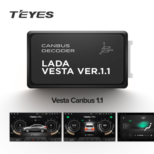 Проводка Teyes в Lada Vesta Canbus (1.1)