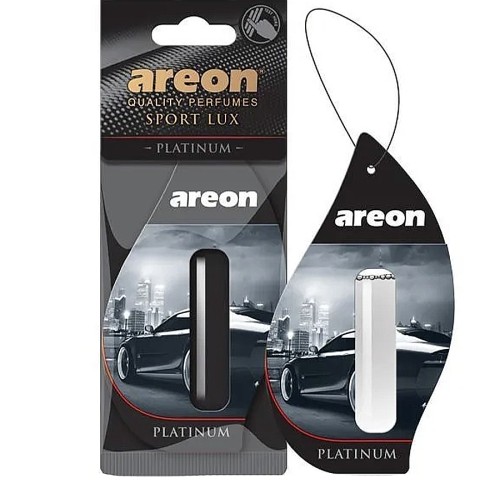 Areon Liquid Lux - подвесной автомобильный ароматизатор platinum 5мл (платина)