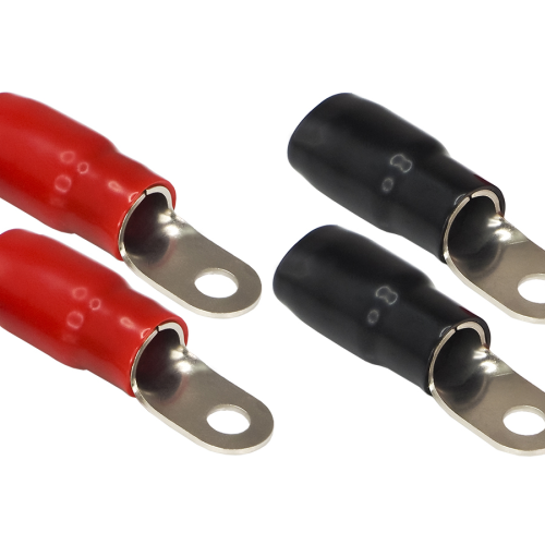 Клеммы силовые Aura ACN-R358/4 (2 красные + 2 чёрные)