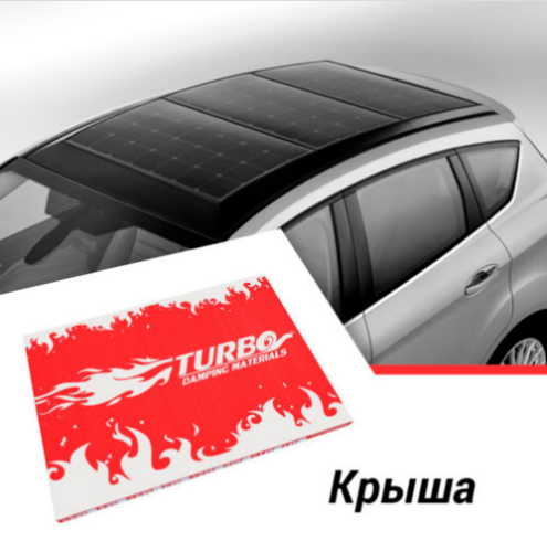 Комплект шумоизоляции Эконом крыши Хетчбека