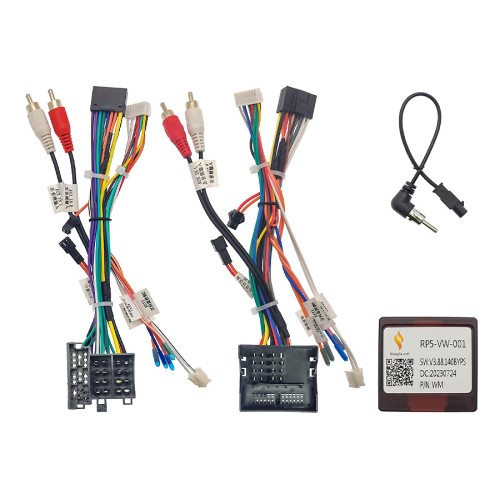 Комплект проводов для установки WM-MT в VW, Skoda 2003+ (основной*2, антенна, CAN)