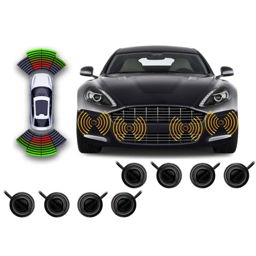 Комплект парктроников Teyes передние и задние для CC3 2K / CC3 / CC2 Plus / SPRO Plus / TPRO 2 / X1 grey 8шт