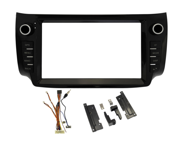 Установочный комплект Wide Media 9" для Nissan Sentra, Tiida, Bluebird Sylphy 2014+