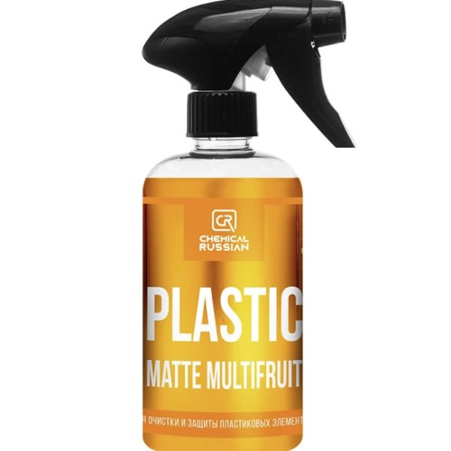 Chemical Russian Plastic Matte Multifruit - полироль для очистки и защиты пластиковых элементов интерьера 500 мл