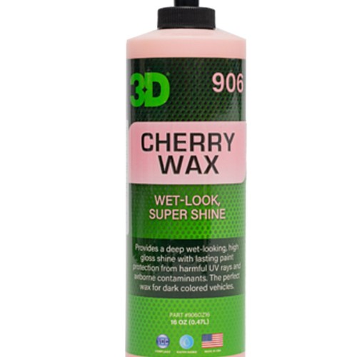 3D Cherry Wax - воск для ручного и автоматического нанесения с ароматом вишни 0,48л