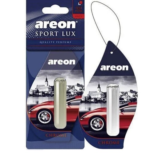 Areon Liquid Lux - подвесной автомобильный ароматизатор chrome 5мл (хром)