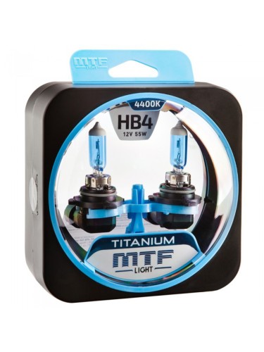 Галогенные лампы MTF Light НB4 12V 55W Titanium 4400K (пара)