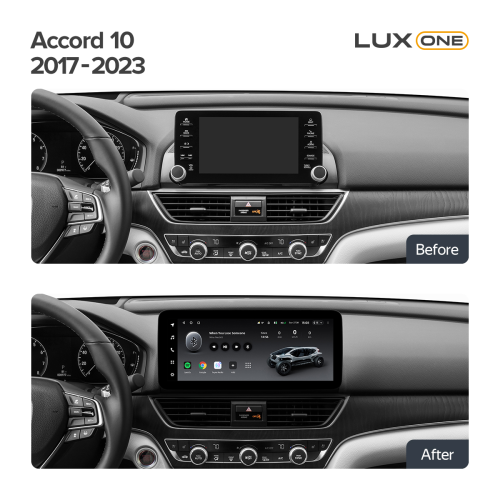 Установочный комплект Teyes Тиайс LUX ONE для Honda Accord 10 CV 2017-2023 12.3″