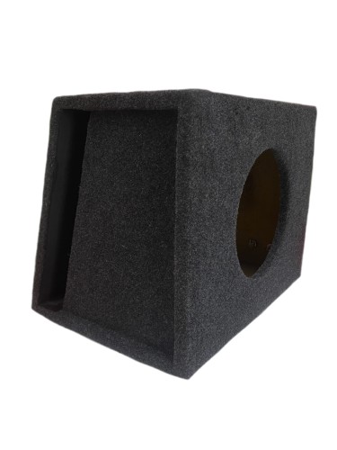Короб под сабвуфер люкс 10" (25см) боковая щель (R) 45L (К.22)