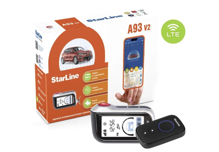  Автосигнализация StarLine A93 v2 LTE