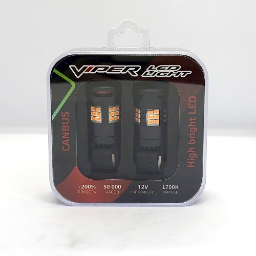 LED лампы WY21W (W3X16D) (3020) 30SMD Orange (пара)