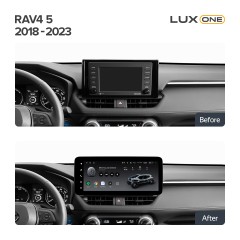 Установочный комплект Teyes LUX ONE для Toyota RAV4 5 XA50 2018-2023 12.3"