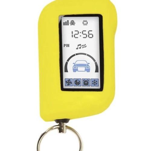 Чехол силиконовый для брелка StarLine A93 желтый