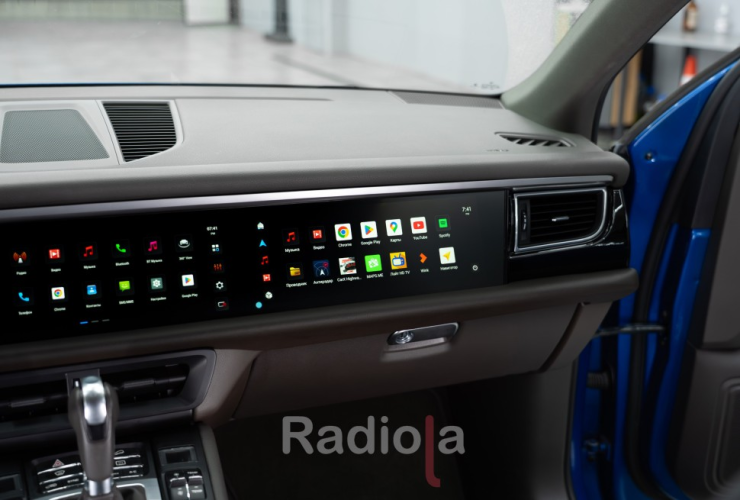 Штатная магнитола Radiola 12,3"+ 12,3" для Porsche Macan 2017-2018 PCM4.0 RDL-Macan Dual 4.0