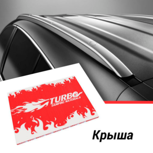 Комплект шумоизоляции Эконом крыши Кроссовера