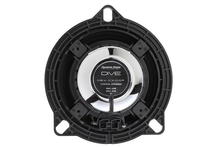 Dynamic State DIVE DBW-CX100P 2-х полосная коаксиальная акустика 10 см (4") для штатных мест в автом