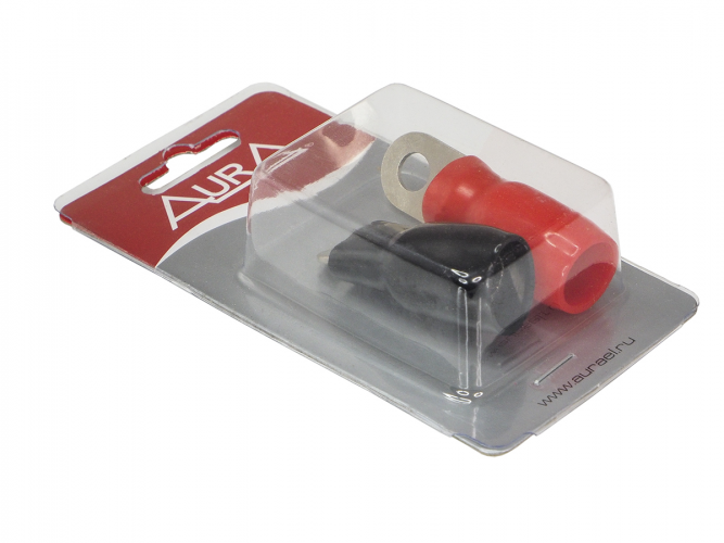 Клеммы силовые AuRa ACN-R358 (1 красная + 1 чёрная)