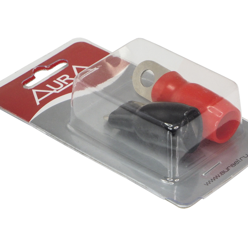 Клеммы силовые AuRa ACN-R358 (1 красная + 1 чёрная)