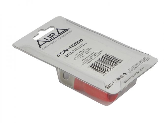 Клеммы силовые AuRa ACN-R358 (1 красная + 1 чёрная)