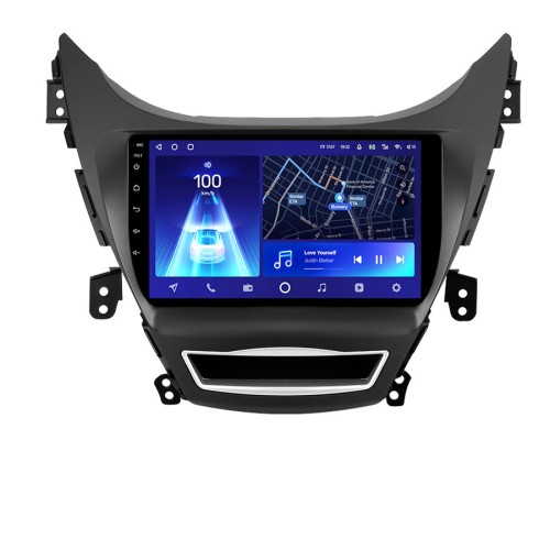 Штатная магнитола Teyes X1 Wi-Fi + 4G Hyundai Elantra 5 JK GD MD UD 2010-2016 9" (F1) крепления вниз (2+32Gb)