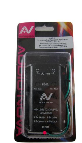2-х канальный преобразователь акустического выхода AUDIO NOVA LOC.2
