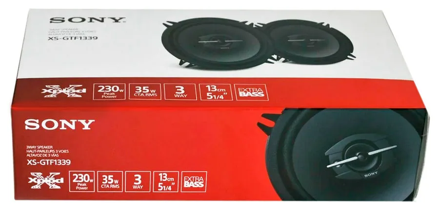 SONY XS-GTF1339 3-х полосная коаксиальная акустика 13 см (пара)