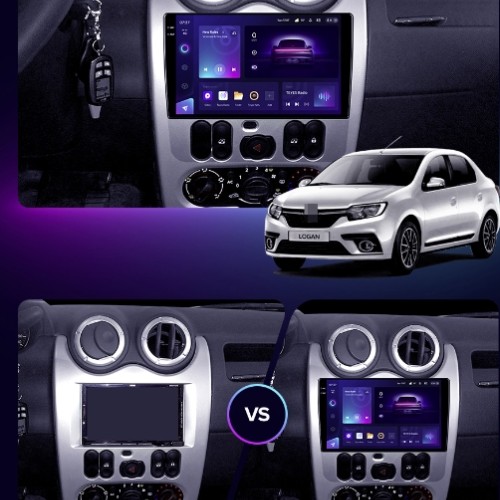 Штатная магнитола Teyes CC3 2K для Renault Logan 1 2009-2015 / Lada Largus 2012-2020 9"