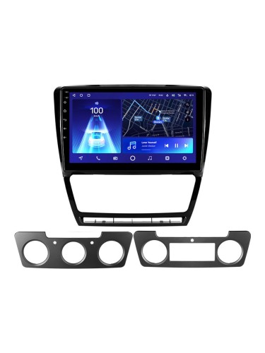 Штатная магнитола Teyes X1 Wi-Fi + 4G Skoda Octavia 2 A5 2008-2013 10.2" black (2+32Gb)