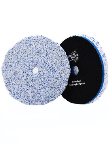 Shine Mate - полировальник режущий микрофибровый 134мм, синий