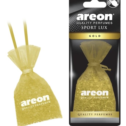 Areon Pearls Lux - подвесной автомобильный ароматизатор gold