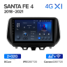 Штатная магнитола Teyes X1 Wi-Fi + 4G Hyundai Santa Fe 4 (TM) 2018-2021