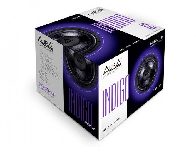 Пассивный автомобильный сабвуферный динамик Aura Indigo-12