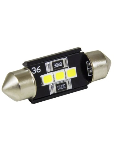 AMP светодиод салонный StandartBright C5W 6000K 1.5W 12V  (пара) 36мм