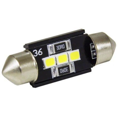 AMP светодиод салонный StandartBright C5W 6000K 1.5W 12V  (пара) 36мм