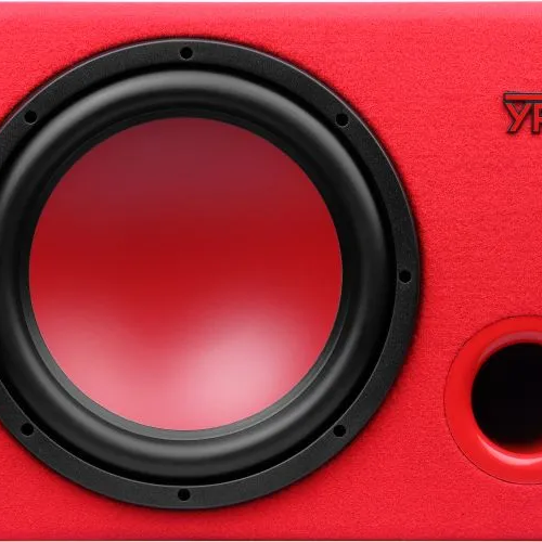 Активный автомобильный сабвуфер УРАЛ (Ural) АС-У12А КРАСНЫЙ