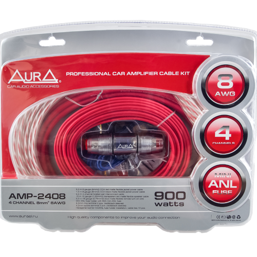 Комплект для подключения 4-х канального усилителя AuRa AMP-2408