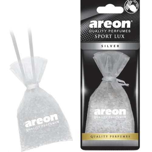 Areon Pearls Lux - подвесной автомобильный ароматизатор silver