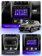 Штатная магнитола Teyes CC2L Plus Porsche Cayenne I 1 9PA 2002-2010 9"