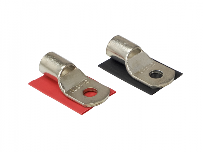 Клеммы силовые aura ACN-R858 (1 красная + 1 чёрная)