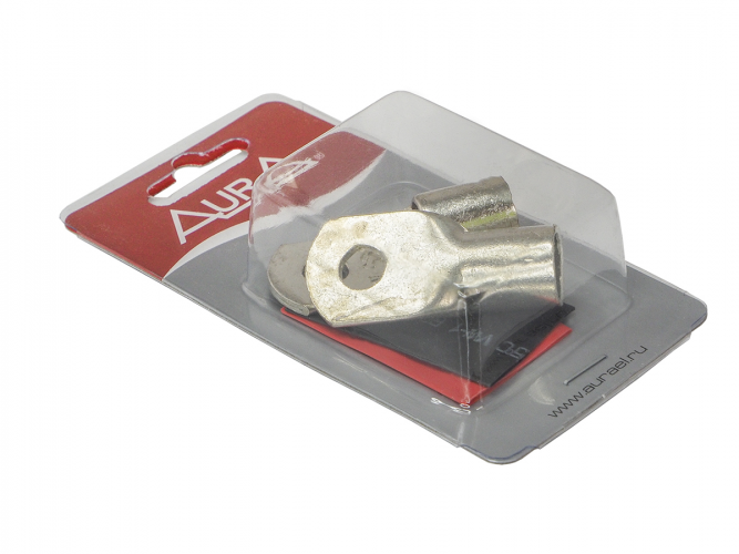 Клеммы силовые aura ACN-R858 (1 красная + 1 чёрная)