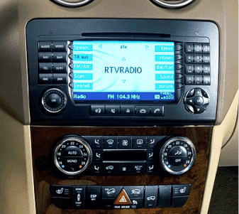 Переходная рамка для установки автомагнитолы Carav 22-023 MERCEDES-BENZ M-klasse (W164) 2005-2011; GL-Klasse (X164) 2006-2012 9"