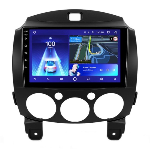 Штатная магнитола Teyes X1 Wi-Fi + 4G Mazda 2 DE 2007-2014 9&quot; (2+32Gb)