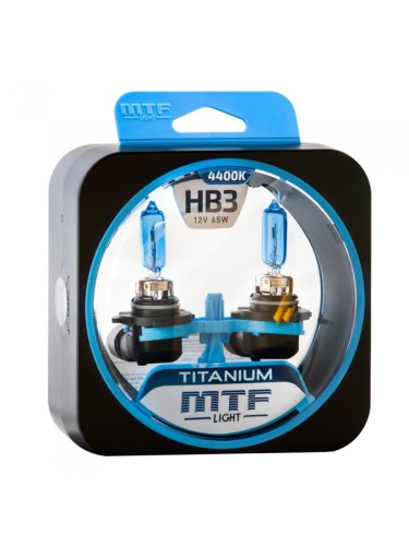 Галогенные лампы MTF Light НB3 12V 65W Titanium 4400K (пара)