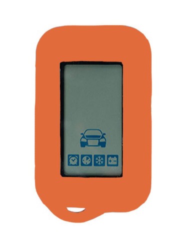 Чехол силиконовый для брелка StarLine E90 оранжевый